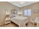 Light and airy bedroom with beach decor and modern flooring at 1078 Sandstone Canyon St, Henderson, NV 89012