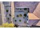 Overhead view of the home's front yard featuring desert landscaping at 1078 Sandstone Canyon St, Henderson, NV 89012