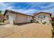 Lovely home with a spacious two-car garage and stamped concrete driveway for added curb appeal at 11342 Early Sun Ct, Las Vegas, NV 89135