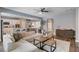 Comfortable living space showing the living room, kitchen, and dining area at 11342 Early Sun Ct, Las Vegas, NV 89135