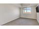 Spacious bedroom with large window overlooking city views, providing ample natural light at 150 N Las Vegas Blvd # 818, Las Vegas, NV 89101