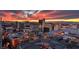 Sweeping city skyline view at dusk showcasing architectural landmarks and twinkling lights at 150 N Las Vegas Blvd # 818, Las Vegas, NV 89101