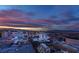 Expansive cityscape view featuring skyline with vibrant sunset colors and city lights at 150 N Las Vegas Blvd # 818, Las Vegas, NV 89101