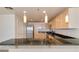 Modern kitchen with granite countertops, stainless steel appliances and ample cabinetry for storage at 150 N Las Vegas Blvd # 818, Las Vegas, NV 89101