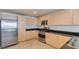 Updated kitchen with granite countertops and stainless steel appliances perfect for cooking and entertaining at 150 N Las Vegas Blvd # 818, Las Vegas, NV 89101