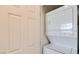 Conveniently located laundry area with stacked washer and dryer unit, providing easy access at 150 N Las Vegas Blvd # 818, Las Vegas, NV 89101
