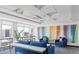 Comfortable lounge area featuring designer furniture, city views, and modern decor at 150 N Las Vegas Blvd # 818, Las Vegas, NV 89101