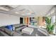 Relaxing common area with comfortable sectional sofa, contemporary decor, and scenic views, ideal for unwinding and entertaining at 150 N Las Vegas Blvd # 818, Las Vegas, NV 89101
