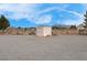 Small outbuilding in a fenced in lot at 1800 Red Rock Dr, Pahrump, NV 89048
