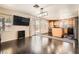 Bright kitchen and dining area with modern appliances and a breakfast bar at 2288 Red Alder St, Henderson, NV 89002