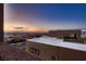Beautiful sunset view from rooftop showing cityscape and mountains at 261 Crimson Edge St, Henderson, NV 89012