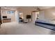 Expansive bedroom with desk, TV, and ample closet space at 261 Crimson Edge St, Henderson, NV 89012