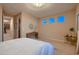 Bright and airy bedroom featuring clean lines, neutral tones, and ample natural light at 261 Crimson Edge St, Henderson, NV 89012
