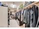 Large walk-in closet with custom shelving and ample storage space for clothing and accessories at 261 Crimson Edge St, Henderson, NV 89012