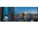A stunning city view from the window, highlighting popular hotels and casinos at 3726 Las Vegas Blvd # 2605, Las Vegas, NV 89158