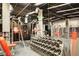 Fully equipped gym featuring weight racks, modern exercise equipment, and mirrored walls at 3726 Las Vegas Blvd # 2605, Las Vegas, NV 89158