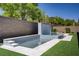 Backyard pool area with inviting pool and privacy fence at 47 Garibaldi Way, Henderson, NV 89011