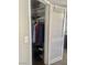 Walk-in closet featuring rods, shelves, and hanging racks for efficient storage at 4704 Obannon Dr # D, Las Vegas, NV 89102