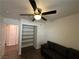 This bedroom features a small sitting area and a closet at 511 Credence Ave, Henderson, NV 89002