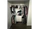 Closet with custom shelving and hanging racks at 511 Credence Ave, Henderson, NV 89002
