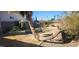 Spacious backyard featuring a trampoline and play structure at 5312 Manuel Dr, Las Vegas, NV 89149