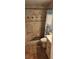 Bathroom featuring tiled shower with built-in bench at 5312 Manuel Dr, Las Vegas, NV 89149