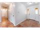 Entryway featuring tiled floor and a white front door at 5312 Manuel Dr, Las Vegas, NV 89149