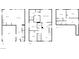 Detailed floor plan showcasing layout of home with garage, kitchen, living room, and bedrooms at 6053 Lambert Bridge Ave, Las Vegas, NV 89139