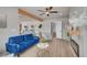 Spacious living area with fireplace, seamlessly blending with other living spaces and decor at 700 Cactus Ln, Las Vegas, NV 89107