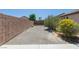 Long driveway leads to possible RV parking at 8249 Jo Marcy Dr, Las Vegas, NV 89131