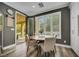 Cozy breakfast nook with outdoor access and natural light, perfect for morning coffee at 8537 Eureka Heights Ct, Las Vegas, NV 89178