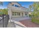 Covered patio with ceiling fan, offering an inviting outdoor living space at 9008 Sawhill Pond St, Las Vegas, NV 89131