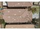 Aerial view of the home's roof and back patio area at 9060 Watermelon Seed Ave, Las Vegas, NV 89143