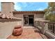 Private balcony with tile flooring, beautiful wrought iron, and scenic views, perfect for relaxing outdoors at 11814 Canons Brook Dr, Las Vegas, NV 89141