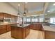 Well-appointed kitchen with custom cabinetry, a center island, and sleek appliances for a modern feel at 1341 Marina Del Rey Ct, Las Vegas, NV 89117