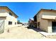 Angle of the apartments and the landscape in the backyard at 1520 Henry Dr, Las Vegas, NV 89110