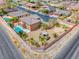 Desirable home features a private pool, balcony, and a beautifully landscaped backyard for relaxation at 193 Glenbrook Estates Dr, Las Vegas, NV 89183