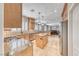 Beautiful kitchen featuring granite countertops, a central island, and stainless steel appliances at 193 Glenbrook Estates Dr, Las Vegas, NV 89183