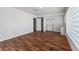 Cozy bedroom with hardwood floors, offering a simple and adaptable space at 2205 Sombrero Dr, Las Vegas, NV 89169