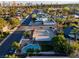Stunning aerial view featuring a private pool and lush greenery, offering an outdoor oasis at 3200 Bryant Ave, Las Vegas, NV 89102
