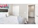 Bedroom with sliding door closet and neutral decor at 4625 Ridgeley Ave # 102, North Las Vegas, NV 89084