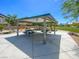 Shaded picnic area in a well-maintained community park with lush greenery and walking paths at 4625 Ridgeley Ave # 102, North Las Vegas, NV 89084