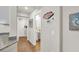 Hallway featuring hard surface floors and decor at 4625 Ridgeley Ave # 102, North Las Vegas, NV 89084