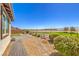 A landscaped backyard featuring a view of the surroundings at 4820 Se Clifftop Dr, Pahrump, NV 89061