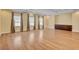 Open living room features hardwood floors, coffered ceilings, recessed lights and plenty of natural light at 6236 Mount Palomar Ave, Las Vegas, NV 89139
