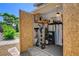 A well-organized shed interior with ample storage space for tools and gardening supplies at 7095 Falabella Ridge Ave, Las Vegas, NV 89131
