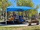 Colorful playground with slides, climbing structures, and a shaded area for to play at 833 Aspen Peak Loop # 1021, Henderson, NV 89011