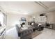 Spacious living room featuring modern decor and marble floors at 8543 Alpine Vineyards Ct, Las Vegas, NV 89139
