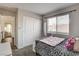 Bedroom featuring modern decor and ample natural light at 8636 Caribbean Ct, Las Vegas, NV 89117