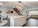 Kitchen flows into the dining and living areas with modern finishes and an open concept design at 8636 Caribbean Ct, Las Vegas, NV 89117